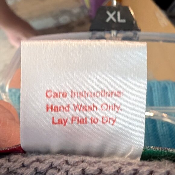 Festive Christmas Cardigan with Santa and Snowflakes Size Small - Picture 9 of 9